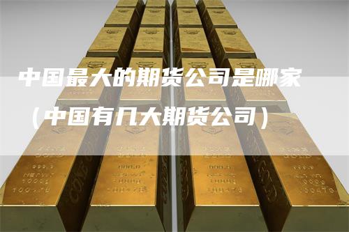 中国最大的期货公司是哪家（中国有几大期货公司）
