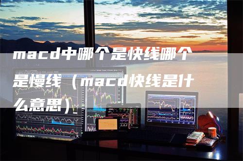 macd中哪个是快线哪个是慢线(macd快线是什么意思)