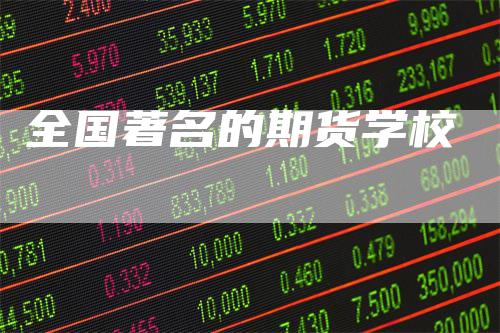 全国著名的期货学校