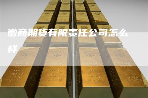 徽商期货有限责任公司怎么样