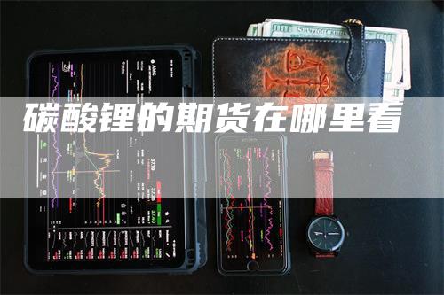 碳酸锂的期货在哪里看