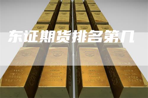 东证期货排名第几