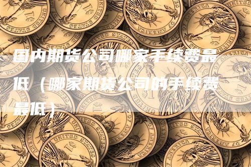 国内期货公司哪家手续费最低（哪家期货公司的手续费最低）