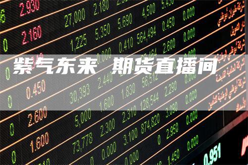 紫气东来 期货直播间