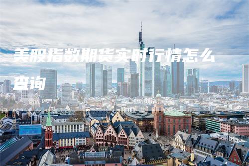 美股指数期货实时行情怎么查询