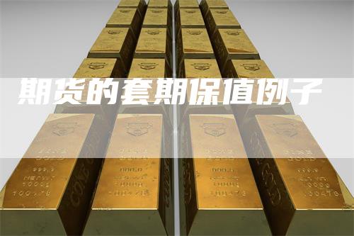 期货的套期保值例子