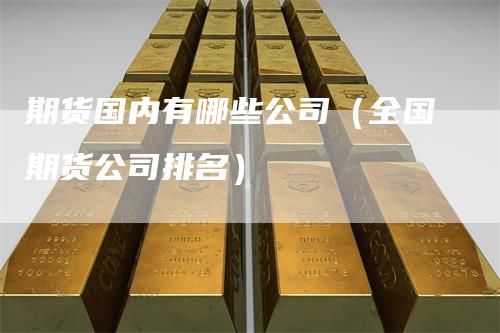 期货国内有哪些公司（全国期货公司排名）