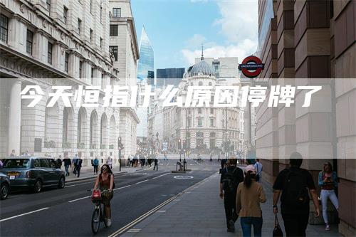 今天恒指什么原因停牌了