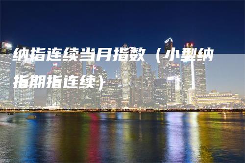 纳指连续当月指数（小型纳指期指连续）