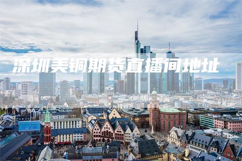 深圳美铜期货直播间地址