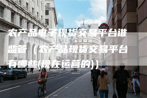 农产品电子现货交易平台谁监管（农产品现货交易平台有哪些(现在运营的)）