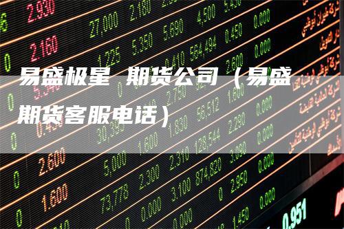 易盛极星 期货公司（易盛期货客服电话）