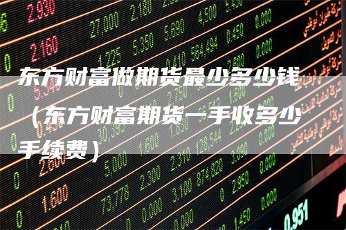 东方财富做期货最少多少钱（东方财富期货一手收多少手续费）